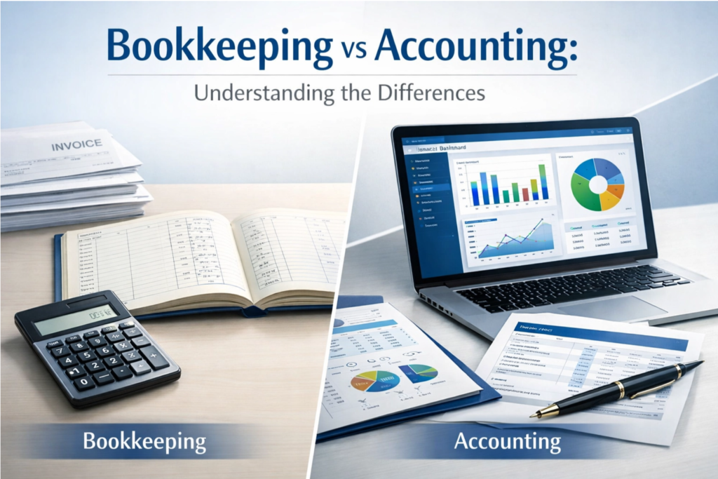 Bookkeeping vs Accounting