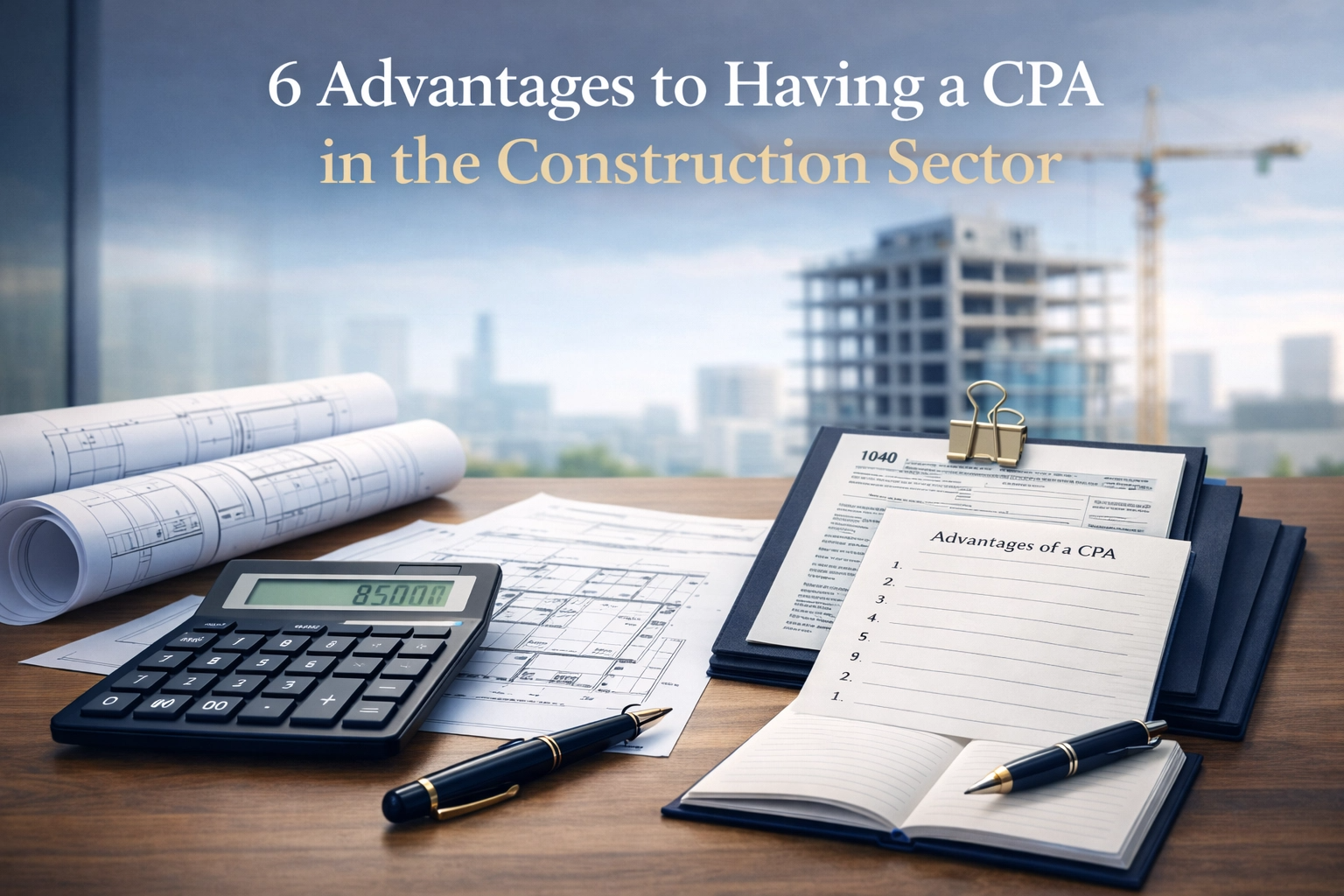 6 Advantages to Having a CPA in the Construction Sector