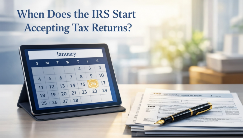 when will the irs start accepting returns