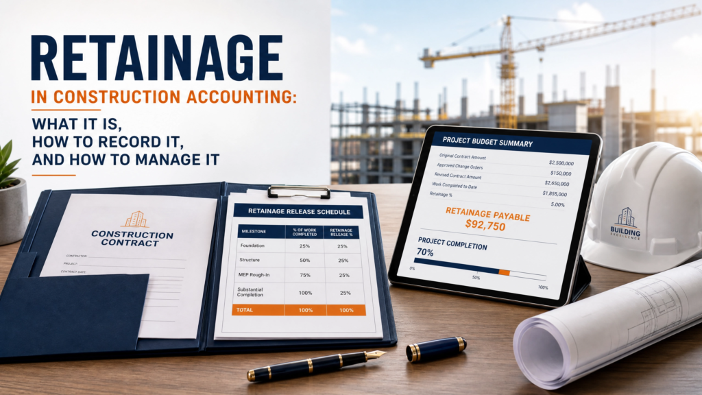 retainage construction accounting
